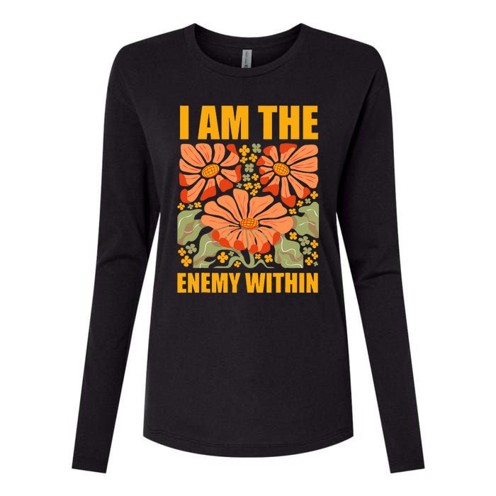 I Am The Enemy Within Kamala Harris 2024 Womens Cotton Relaxed Long Sleeve T-Shirt