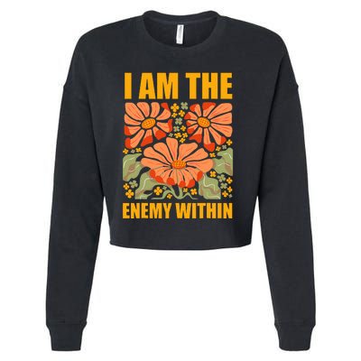 I Am The Enemy Within Kamala Harris 2024 Cropped Pullover Crew