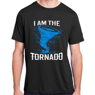 I Am The Storm Twister Tornado Hurricane Meteorologist Adult ChromaSoft Performance T-Shirt