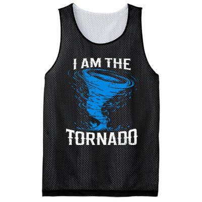 I Am The Storm Twister Tornado Hurricane Meteorologist Mesh Reversible Basketball Jersey Tank