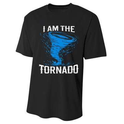 I Am The Storm Twister Tornado Hurricane Meteorologist Performance Sprint T-Shirt