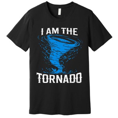 I Am The Storm Twister Tornado Hurricane Meteorologist Premium T-Shirt