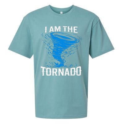 I Am The Storm Twister Tornado Hurricane Meteorologist Sueded Cloud Jersey T-Shirt