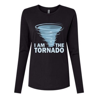 I Am The Storm Twister Tornado Hurricane Meteorologist Womens Cotton Relaxed Long Sleeve T-Shirt