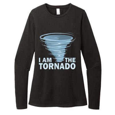 I Am The Storm Twister Tornado Hurricane Meteorologist Womens CVC Long Sleeve Shirt