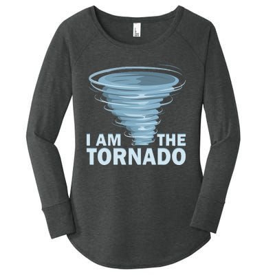 I Am The Storm Twister Tornado Hurricane Meteorologist Women's Perfect Tri Tunic Long Sleeve Shirt