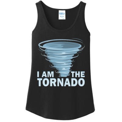 I Am The Storm Twister Tornado Hurricane Meteorologist Ladies Essential Tank