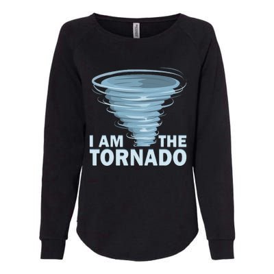 I Am The Storm Twister Tornado Hurricane Meteorologist Womens California Wash Sweatshirt