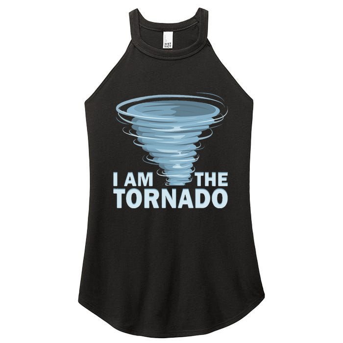 I Am The Storm Twister Tornado Hurricane Meteorologist Women's Perfect Tri Rocker Tank