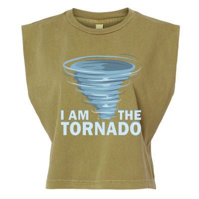 I Am The Storm Twister Tornado Hurricane Meteorologist Garment-Dyed Women's Muscle Tee