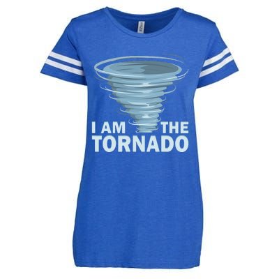 I Am The Storm Twister Tornado Hurricane Meteorologist Enza Ladies Jersey Football T-Shirt