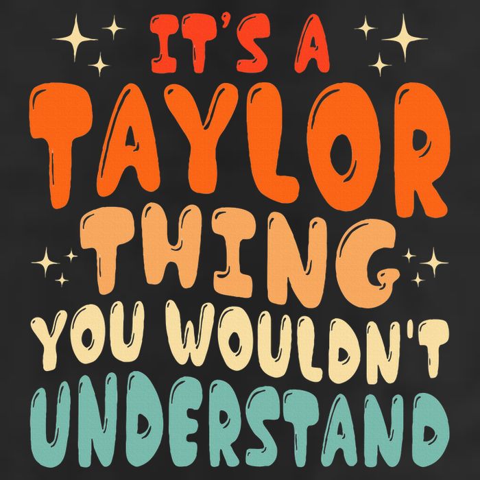 It's A T.aylor Thing You Wouldn't Understand Retro Taylor Crop Fleece Hoodie
