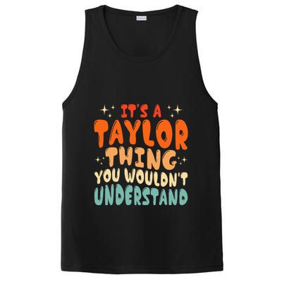 It's A T.aylor Thing You Wouldn't Understand Retro Taylor PosiCharge Competitor Tank