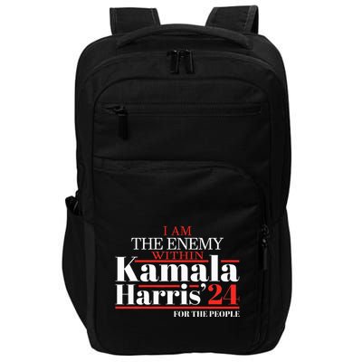 I Am The Enemy Within Kamala Harris Anti Trump Impact Tech Backpack