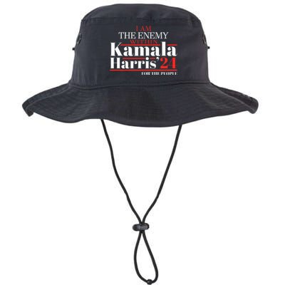 I Am The Enemy Within Kamala Harris Anti Trump Legacy Cool Fit Booney Bucket Hat