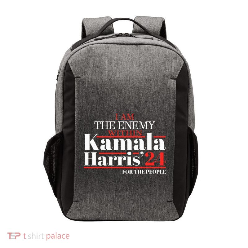 I Am The Enemy Within Kamala Harris Anti Trump Vector Backpack