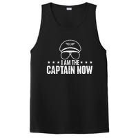 I Am The Captain Now Airplane Aircraft Lover Airline Pilot PosiCharge Competitor Tank