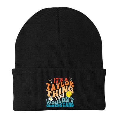 It's A T.aylor Thing You Wouldn't Understand Retro Groovy Beanie