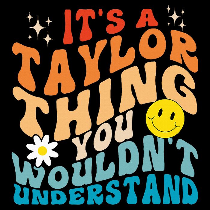 It's A T.aylor Thing You Wouldn't Understand Retro Groovy Visor