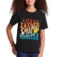 It's A T.aylor Thing You Wouldn't Understand Retro Groovy Kids T-Shirt