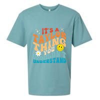 It's A T.aylor Thing You Wouldn't Understand Retro Groovy Sueded Cloud Jersey T-Shirt