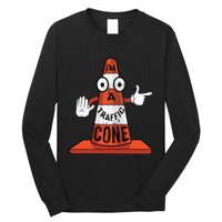 Im A Traffic Cone Halloween Last Minute Costume Funny Long Sleeve Shirt