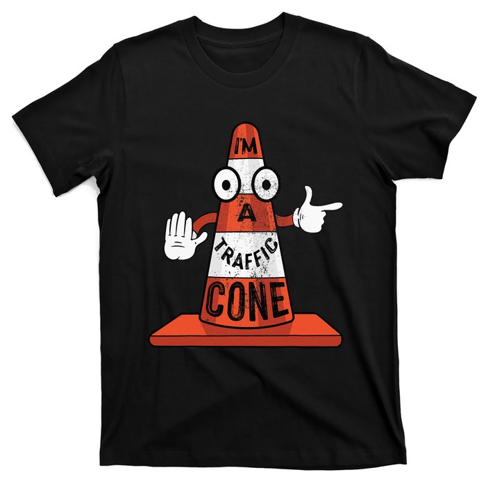 Im A Traffic Cone Halloween Last Minute Costume Funny T-Shirt