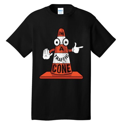 Im A Traffic Cone Halloween Last Minute Costume Funny Tall T-Shirt