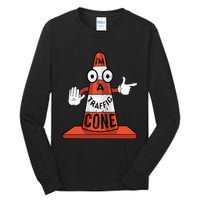 Im A Traffic Cone Halloween Last Minute Costume Funny Tall Long Sleeve T-Shirt