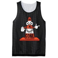 Im A Traffic Cone Halloween Last Minute Costume Funny Mesh Reversible Basketball Jersey Tank