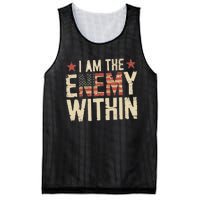 I Am The Enemy Within Kamala Harris Trump Mesh Reversible Basketball Jersey Tank