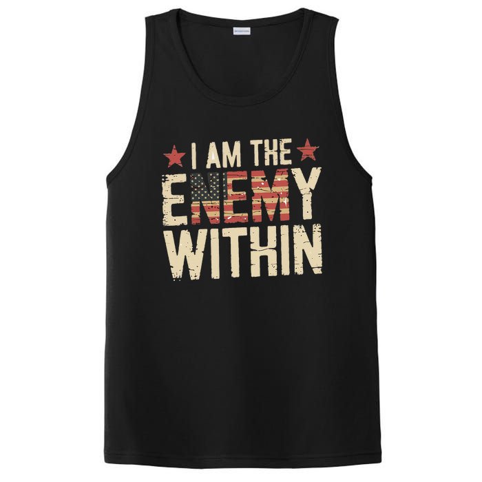 I Am The Enemy Within Kamala Harris Trump PosiCharge Competitor Tank