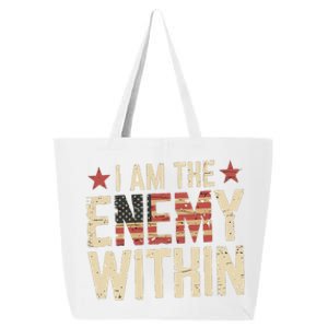 I Am The Enemy Within Kamala Harris Trump 25L Jumbo Tote