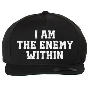 I Am The Enemy Within Kamala Harris Trump Wool Snapback Cap