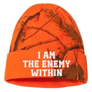 I Am The Enemy Within Kamala Harris Trump Kati Licensed 12" Camo Beanie