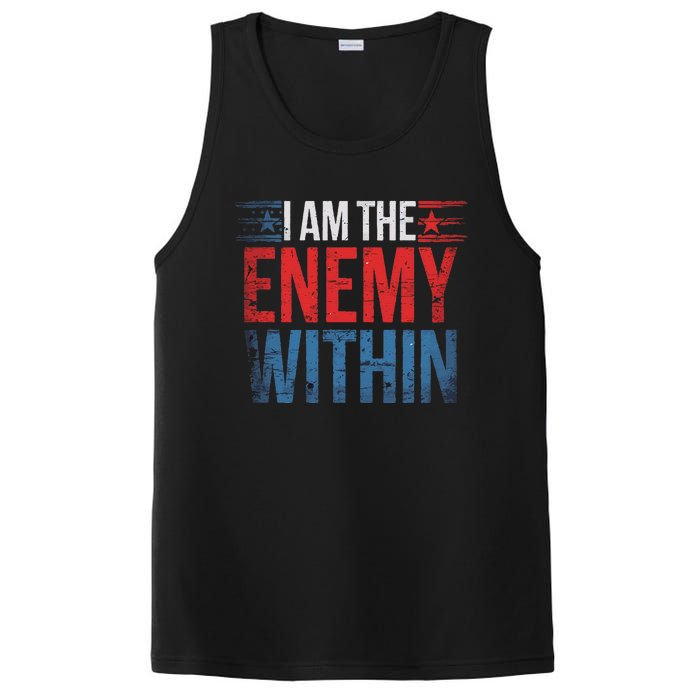 I Am The Enemy Within Kamala Harris Trump PosiCharge Competitor Tank