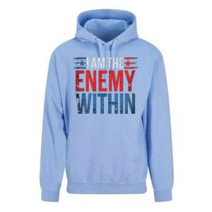 I Am The Enemy Within Kamala Harris Trump Unisex Surf Hoodie