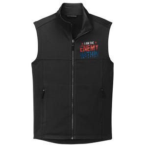 I Am The Enemy Within Kamala Harris Trump Collective Smooth Fleece Vest