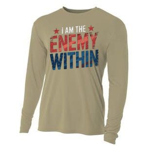 I Am The Enemy Within Kamala Harris Trump Cooling Performance Long Sleeve Crew