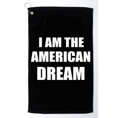 I Am The American Dream Golf Towel
