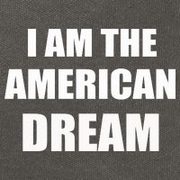 I Am The American Dream Cotton Canvas Backpack