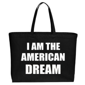 I Am The American Dream Cotton Canvas Jumbo Tote