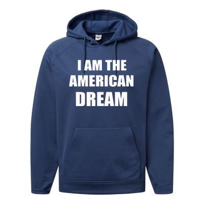 I Am The American Dream Performance Fleece Hoodie