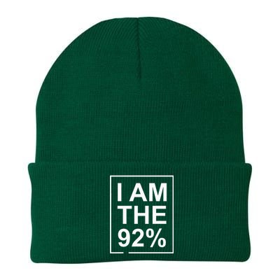 I Am The 92 Percent Bold Empowerment Statement Knit Cap Winter Beanie