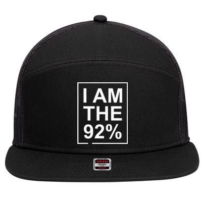 I Am The 92 Percent Bold Empowerment Statement 7 Panel Mesh Trucker Snapback Hat