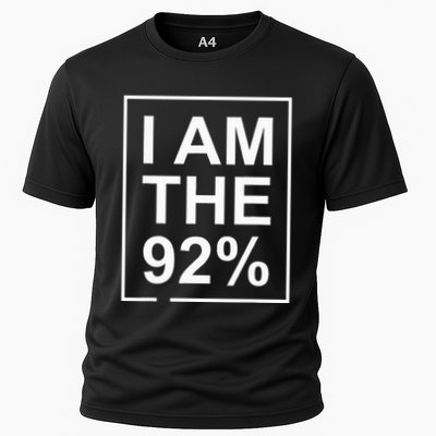 I Am The 92 Percent Bold Empowerment Statement Cooling Performance Crew T-Shirt