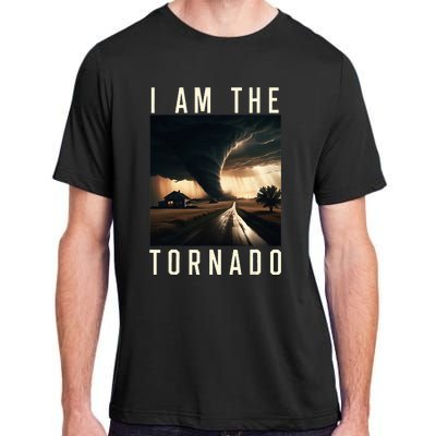 I Am The Tornado Costume Storm Hurricane Meteorologist Adult ChromaSoft Performance T-Shirt