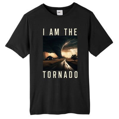 I Am The Tornado Costume Storm Hurricane Meteorologist Tall Fusion ChromaSoft Performance T-Shirt