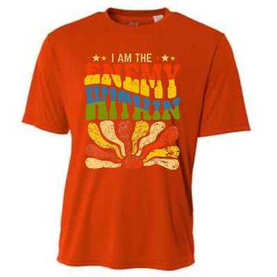 I Am The Enemy Within America Cooling Performance Crew T-Shirt