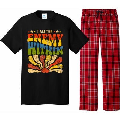 I Am The Enemy Within America Pajama Set